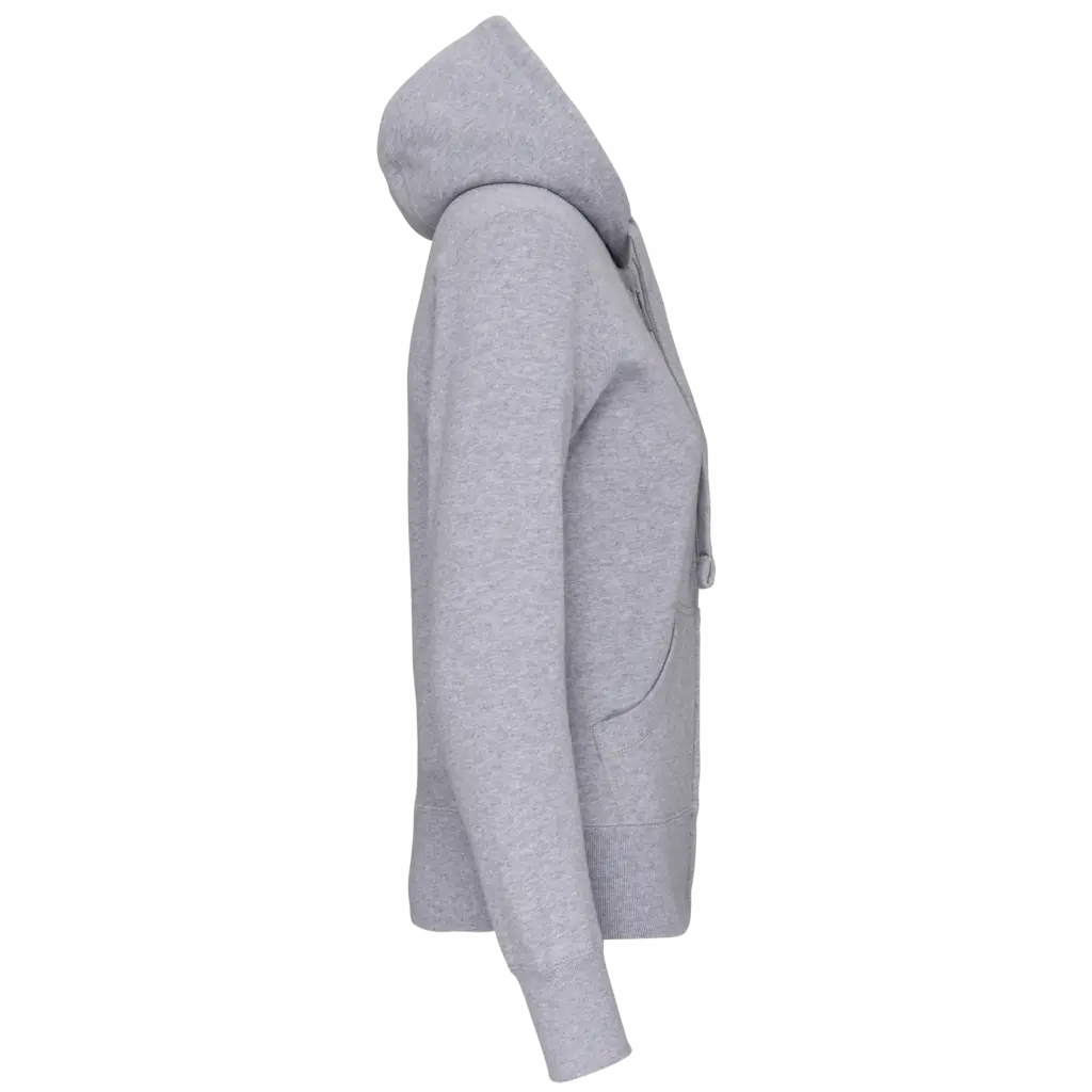 PS_K464-S_OXFORDGREY - Hidalgo Damessweater met rits en capuchon, oxford grey — productfoto 26