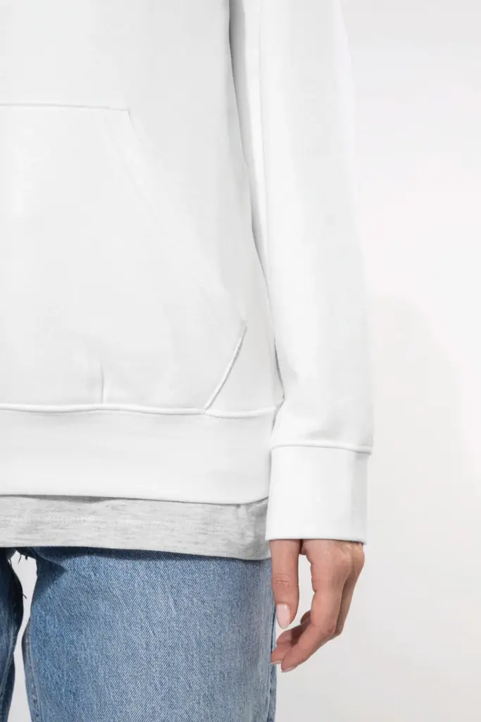 Damessweater met capuchon in contrasterende kleur — productfoto 4