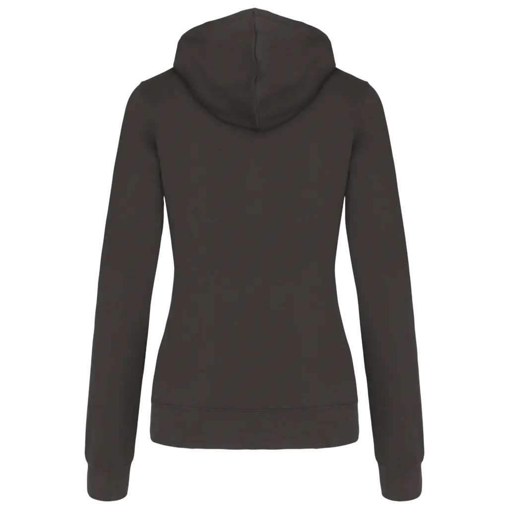 Damessweater met capuchon in contrasterende kleur — productfoto 19