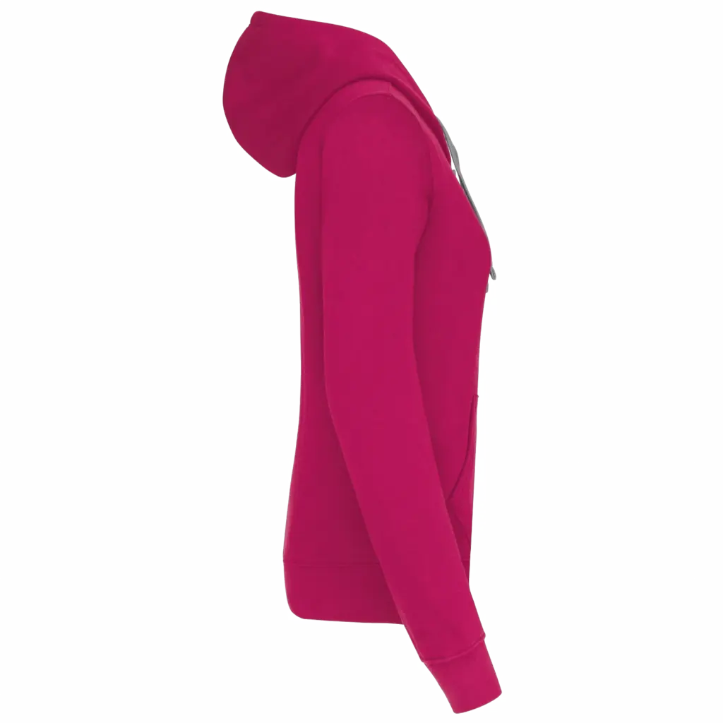 Damessweater met capuchon in contrasterende kleur — productfoto 20