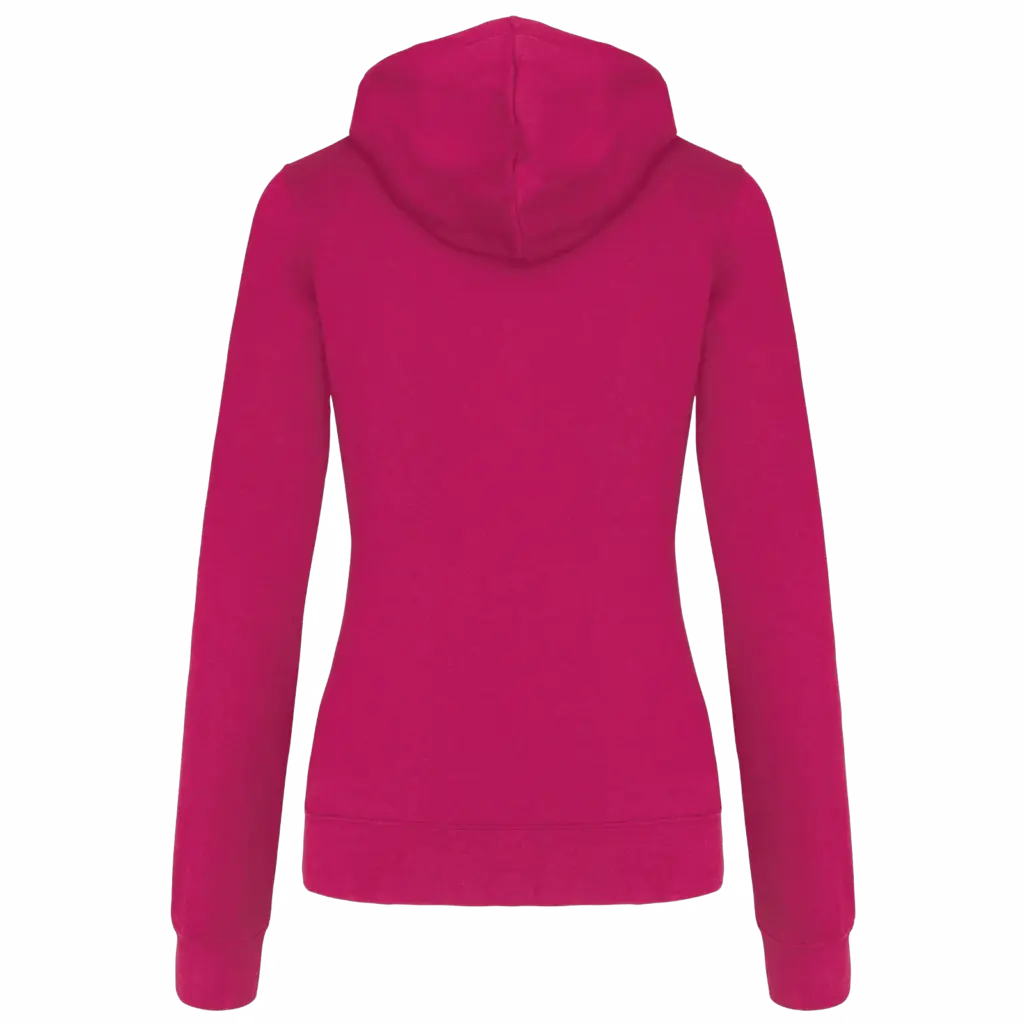 Damessweater met capuchon in contrasterende kleur — productfoto 22