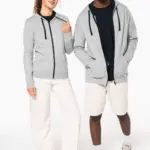 K466-K467-3_2026 - Hidalgo-werbeartikel Herensweater met rits en capuchon in contrasterende kleur — productfoto 8