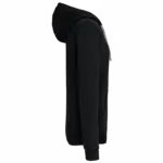 PS_K466-S_BLACK-FINEGREY - Hidalgo-werbeartikel Herensweater met rits en capuchon in contrasterende kleur, black / fine grey — productfoto 13