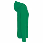 PS_K466-S_LIGHTKELLYGREEN-WHITE - Hidalgo-werbeartikel Herensweater met rits en capuchon in contrasterende kleur, light kelly green / white — productfoto 25