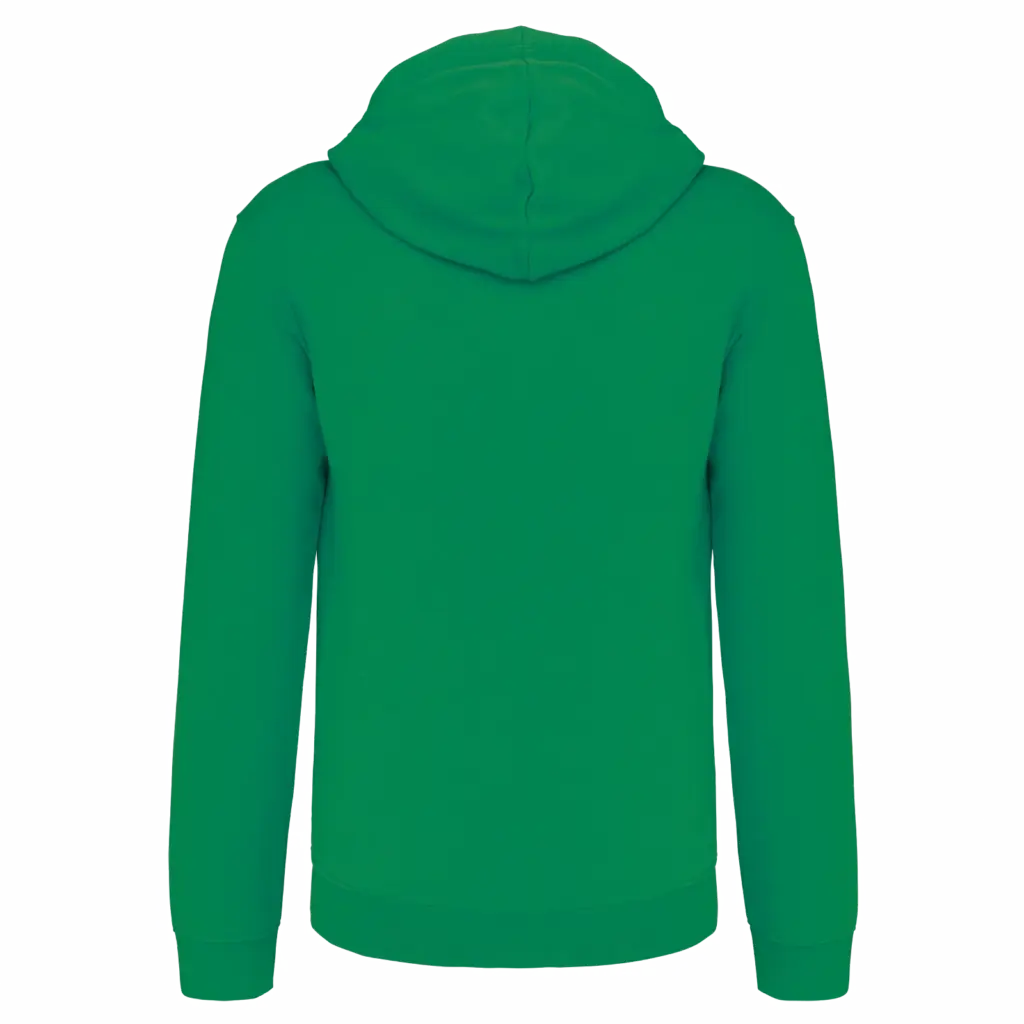 PS_K466-B_LIGHTKELLYGREEN-WHITE - Hidalgo-werbeartikel Herensweater met rits en capuchon in contrasterende kleur, light kelly green / white — productfoto 27