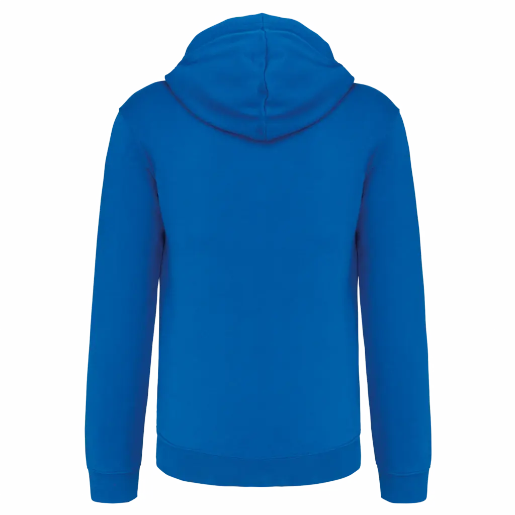 PS_K466-B_LIGHTROYALBLUE-WHITE - Hidalgo-werbeartikel Herensweater met rits en capuchon in contrasterende kleur, light royal blue / white — productfoto 30