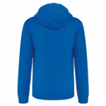 PS_K466-B_LIGHTROYALBLUE-WHITE - Hidalgo-werbeartikel Herensweater met rits en capuchon in contrasterende kleur, light royal blue / white — productfoto 30