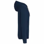 PS_K466-S_NAVY-FINEGREY - Hidalgo-werbeartikel Herensweater met rits en capuchon in contrasterende kleur, navy / fine grey — productfoto 31