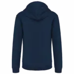 PS_K466-B_NAVY-FINEGREY - Hidalgo-werbeartikel Herensweater met rits en capuchon in contrasterende kleur, navy / fine grey — productfoto 33