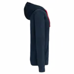 PS_K466-S_NAVY-RED - Hidalgo-werbeartikel Herensweater met rits en capuchon in contrasterende kleur, navy / red — productfoto 34
