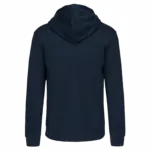 PS_K466-B_NAVY-RED - Hidalgo-werbeartikel Herensweater met rits en capuchon in contrasterende kleur, navy / red — productfoto 36