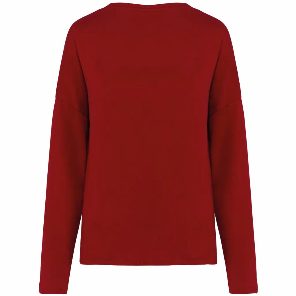 Damessweater “Loose fit”, hibiscus red — productfoto 20