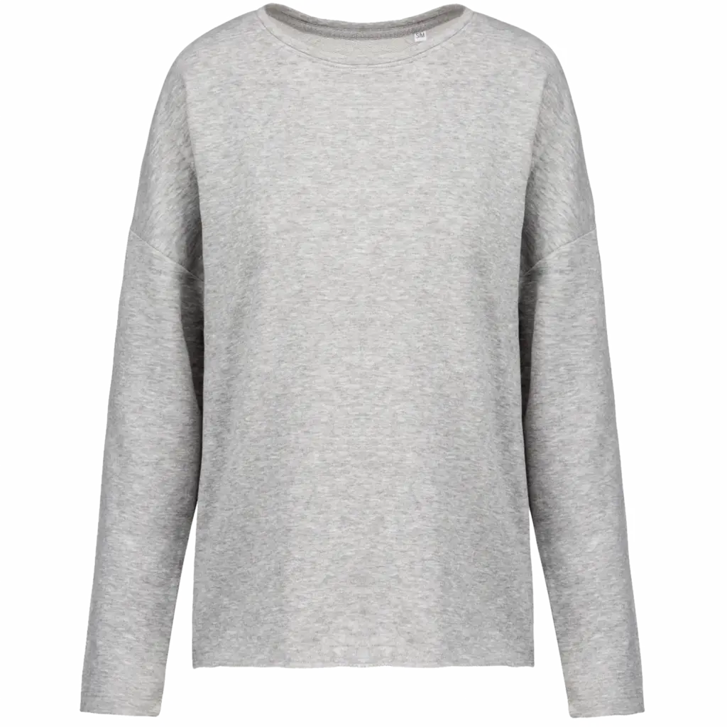 Damessweater “Loose fit”, light grey heather — productfoto 22