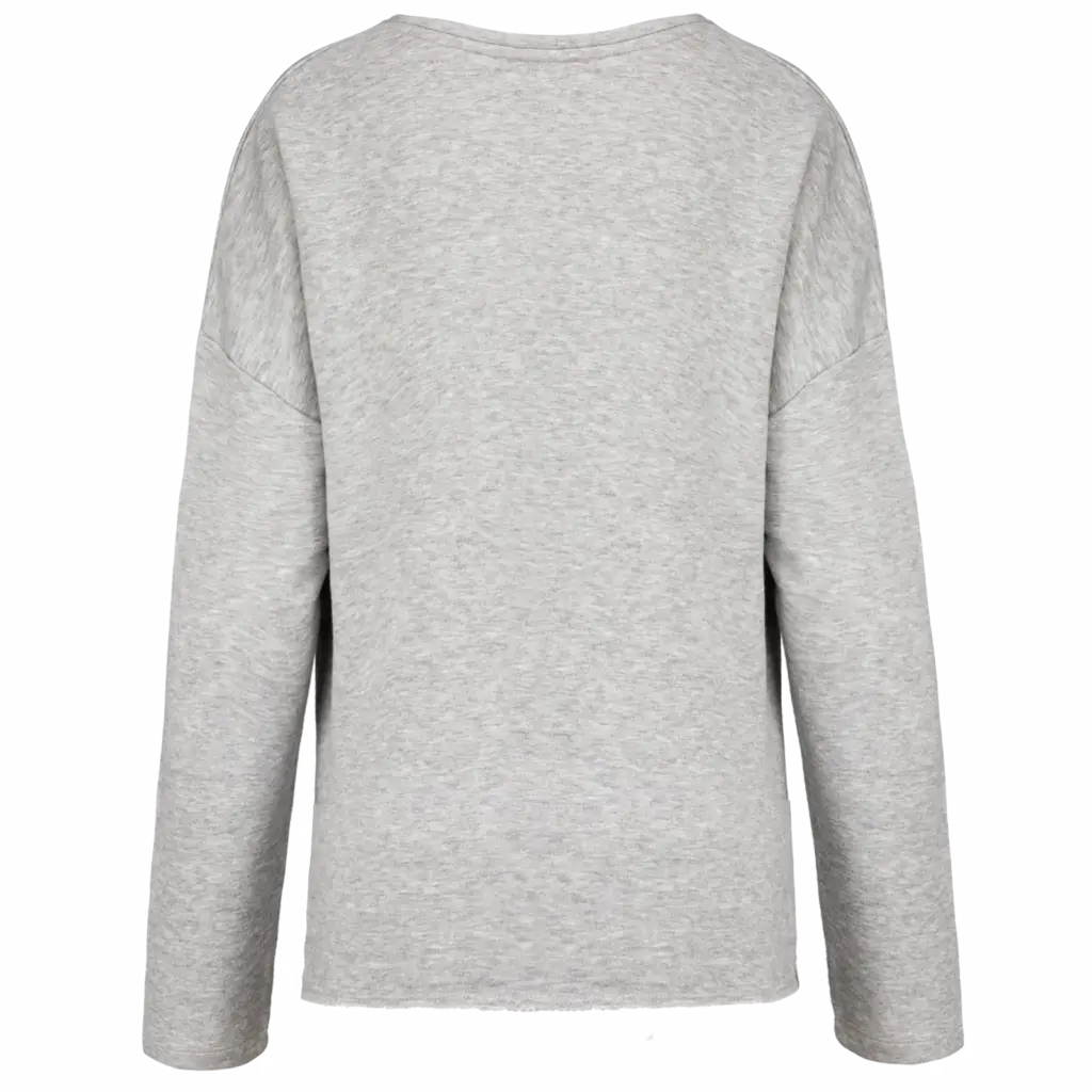 Damessweater “Loose fit”, light grey heather — productfoto 23