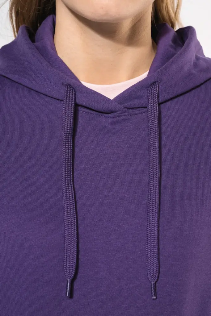 Eco damessweater met capuchon — productfoto 3
