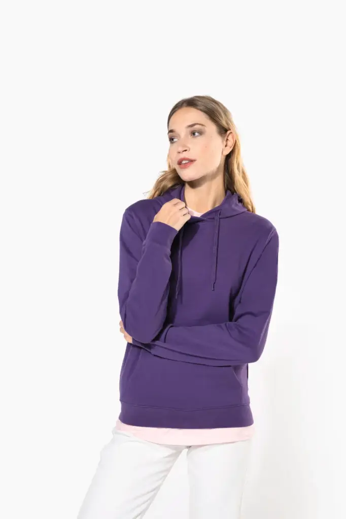 Eco damessweater met capuchon — productfoto 7