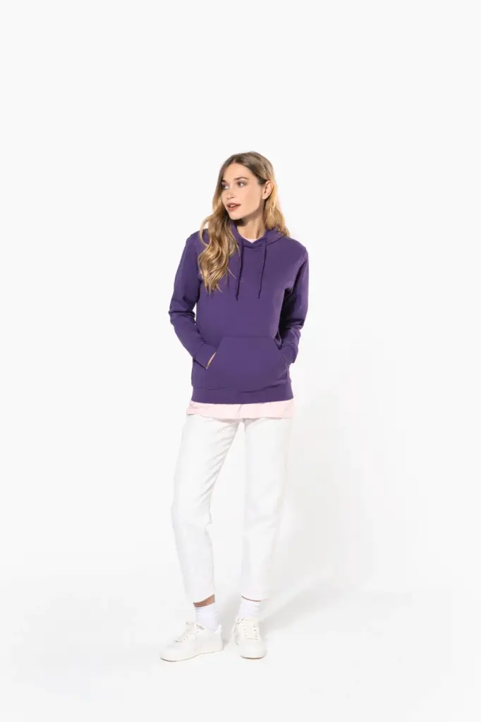 Eco damessweater met capuchon — productfoto 9