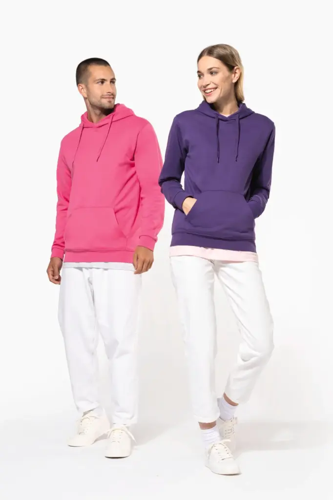 Eco damessweater met capuchon — productfoto 15