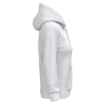 Eco damessweater met capuchon, ash heather — productfoto 17