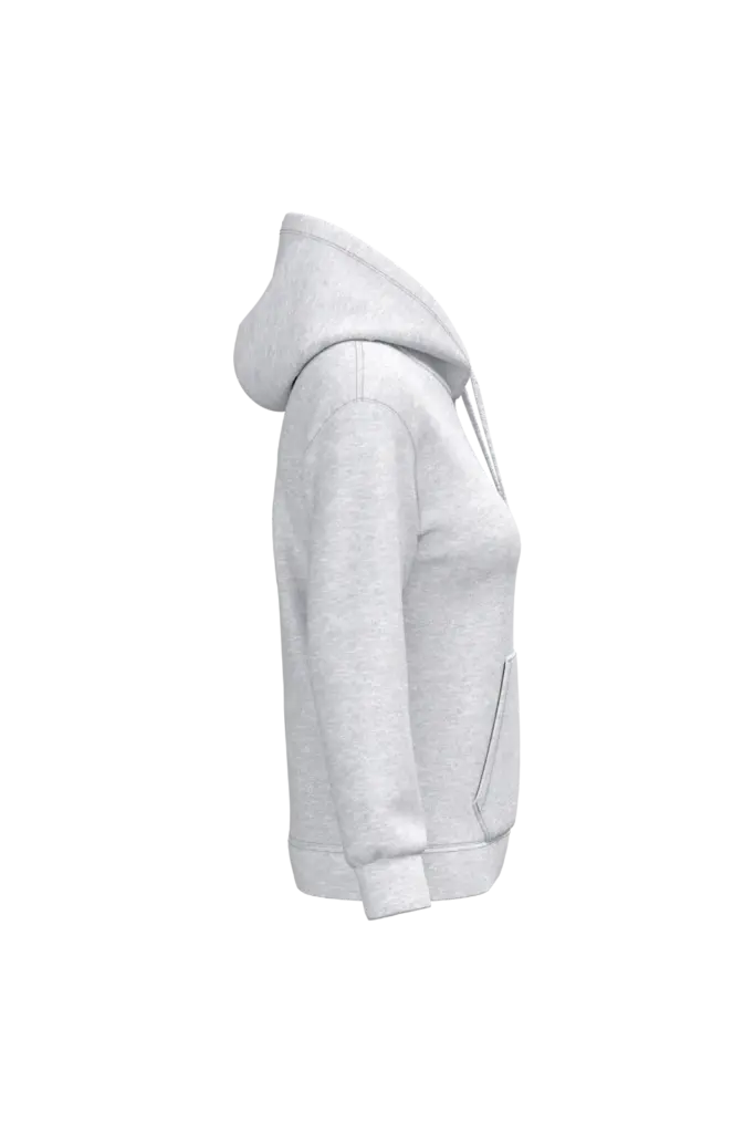 Eco damessweater met capuchon, ash heather — productfoto 17