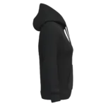 Eco damessweater met capuchon, black — productfoto 18