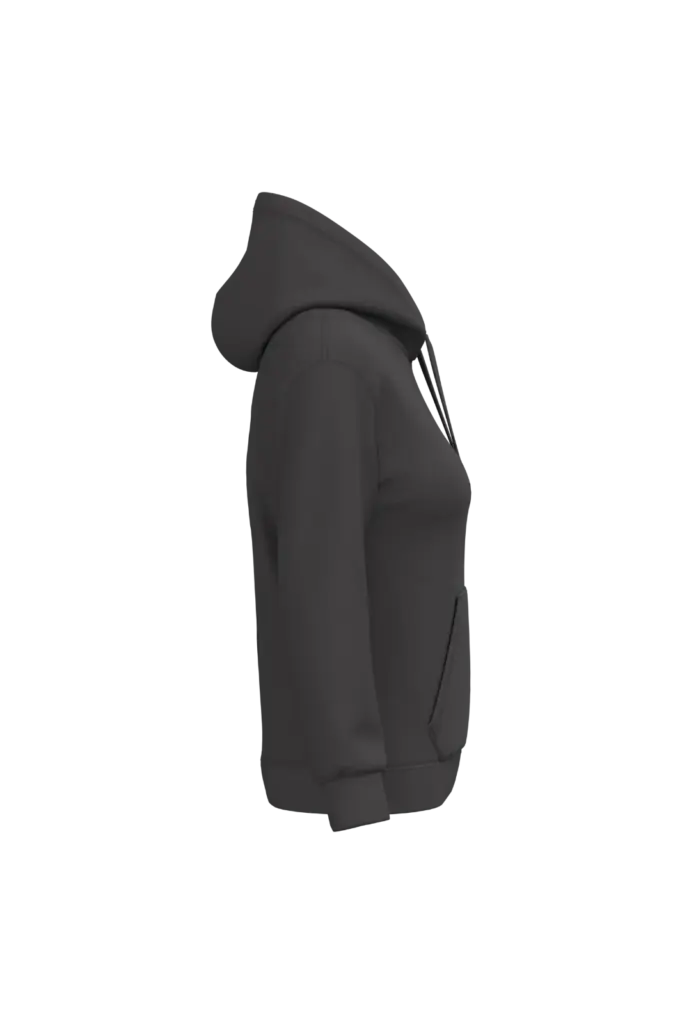 Eco damessweater met capuchon, dark grey — productfoto 20