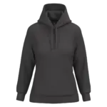 Eco damessweater met capuchon, dark grey — productfoto 21