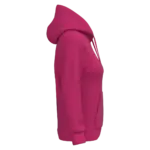 Eco damessweater met capuchon, fuchsia — productfoto 23