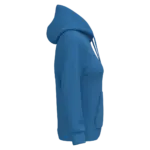 Eco damessweater met capuchon, light royal blue — productfoto 25
