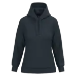 Eco damessweater met capuchon, navy — productfoto 29