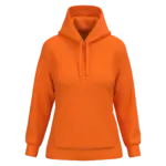 Eco damessweater met capuchon, orange — productfoto 30