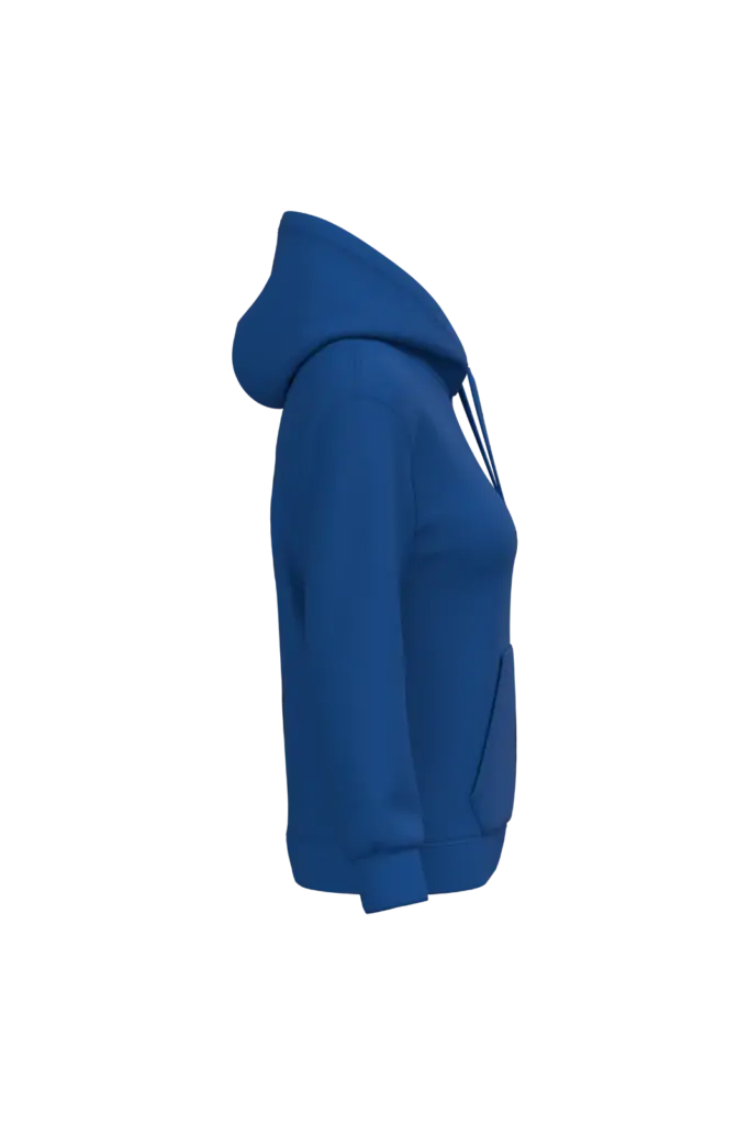 Eco damessweater met capuchon, royal blue — productfoto 33