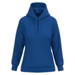 Eco damessweater met capuchon, royal blue — productfoto 34