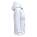 Eco damessweater met capuchon, white — productfoto 36