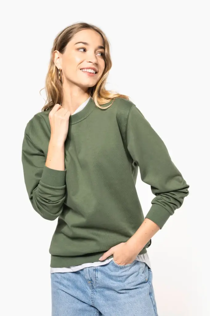 K474-7_2025 - Hidalgo-werbeartikel Sweater ronde hals — productfoto 6