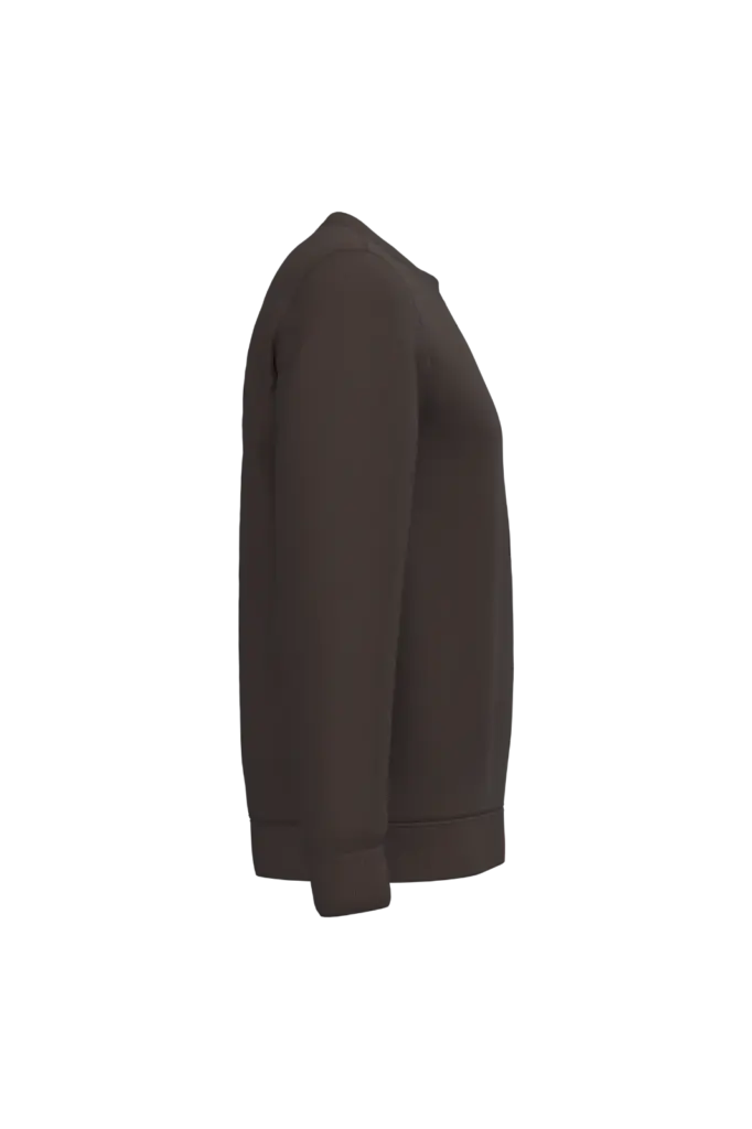PS_K474-S_CHOCOLATE - Hidalgo-werbeartikel Sweater ronde hals, chocolate — productfoto 24
