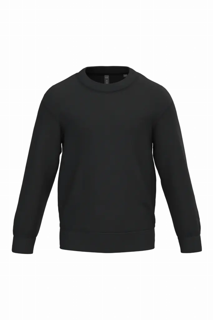 Kinder Sweatshirt bedrucken K475 Rundhals Fleece 4-14 Jahre — Produktfoto 6