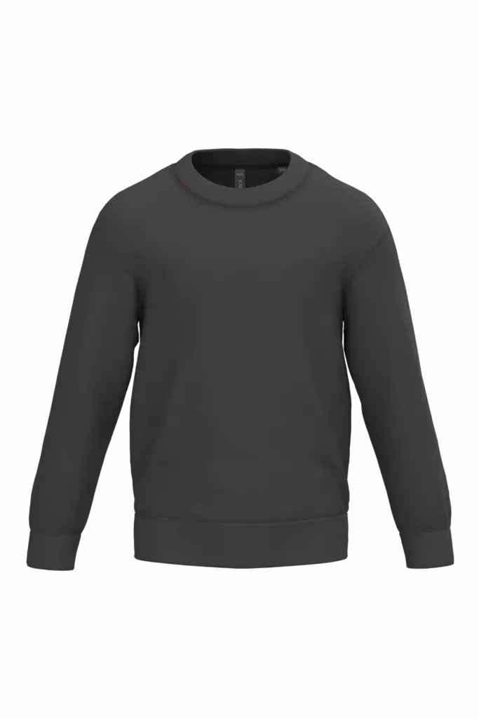 Kinder Sweatshirt bedrucken K475 Rundhals Fleece 4-14 Jahre — Produktfoto 7