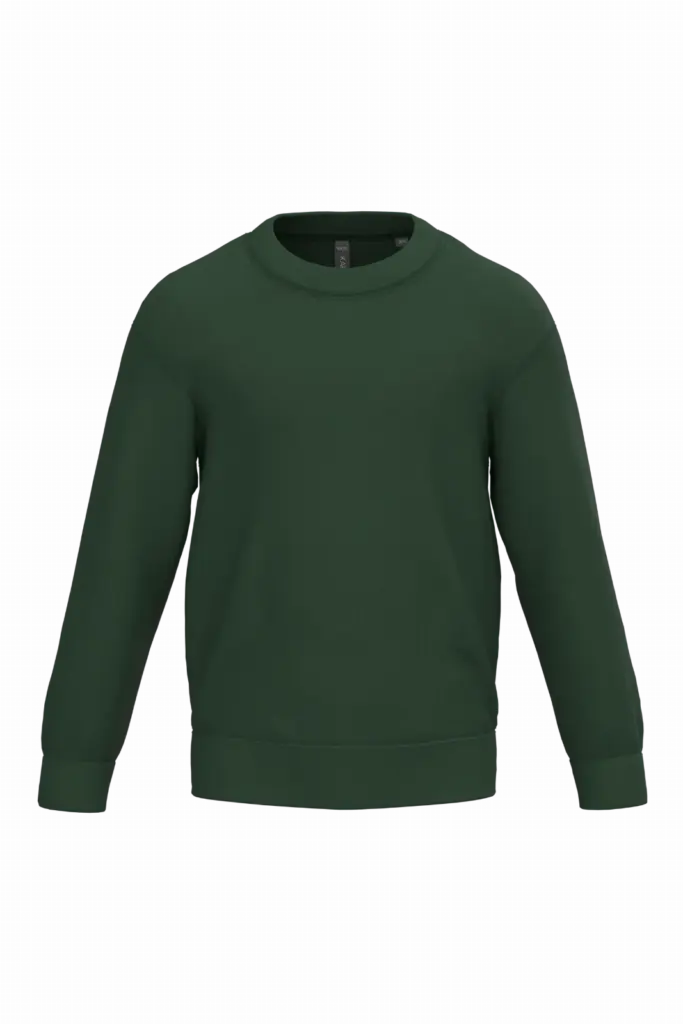 Kinder Sweatshirt bedrucken K475 Rundhals Fleece 4-14 Jahre — Produktfoto 8