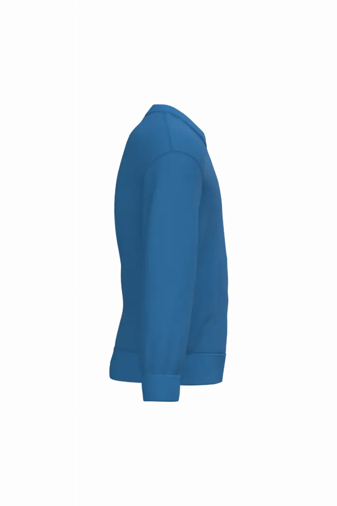 Kindersweater ronde hals, light royal blue — productfoto 8