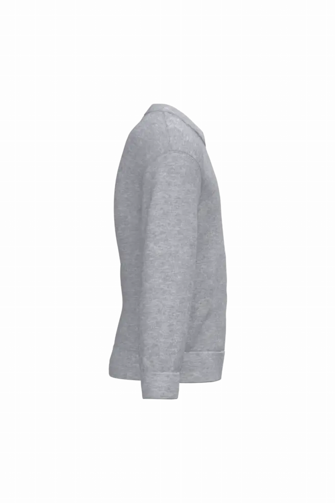 Kindersweater ronde hals, oxford grey — productfoto 11