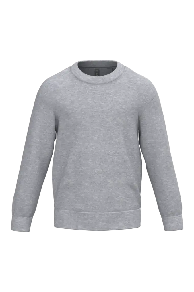 Kinder Sweatshirt bedrucken K475 Rundhals Fleece 4-14 Jahre — Produktfoto 12