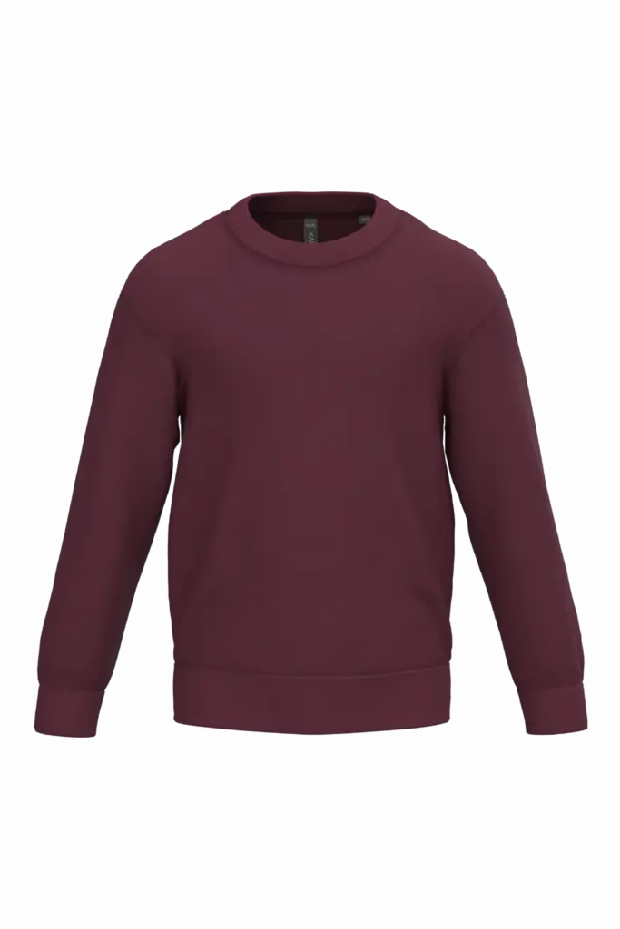Kinder Sweatshirt bedrucken K475 Rundhals Fleece 4-14 Jahre — Produktfoto 16