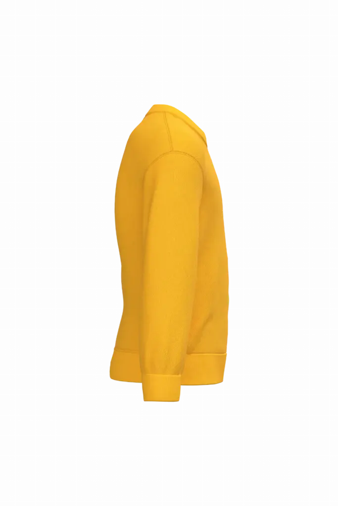 Kindersweater ronde hals, yellow — productfoto 16