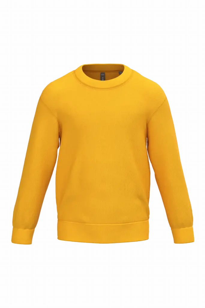 Kinder Sweatshirt bedrucken K475 Rundhals Fleece 4-14 Jahre — Produktfoto 17
