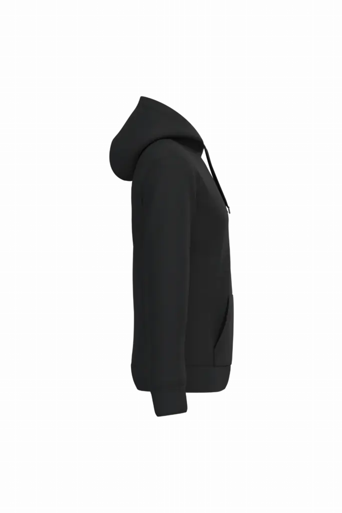 Herensweater met capuchon, black — productfoto 4