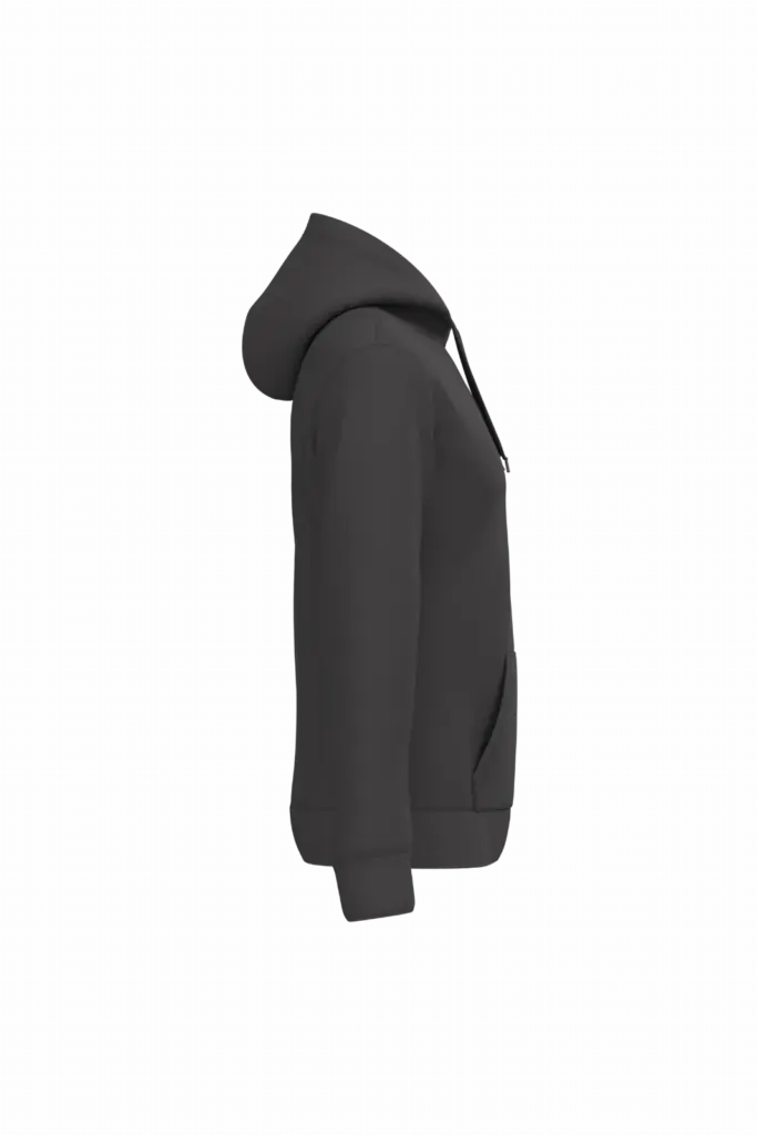 Herensweater met capuchon, dark grey — productfoto 10
