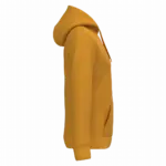 Herensweater met capuchon, dark mustard — productfoto 12