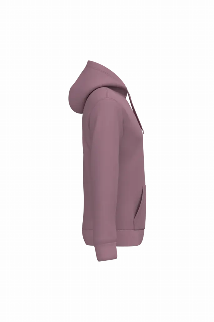Herensweater met capuchon, dusty purple — productfoto 13