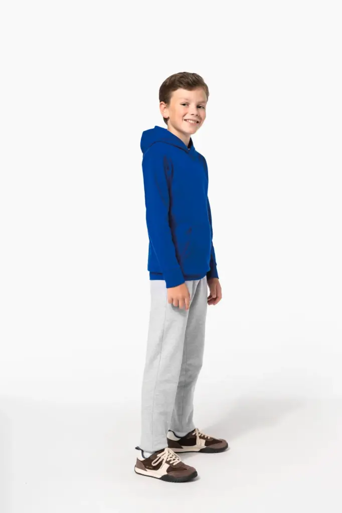K477-11_2026 - Hidalgo-werbeartikel Kindersweater met capuchon — productfoto 6